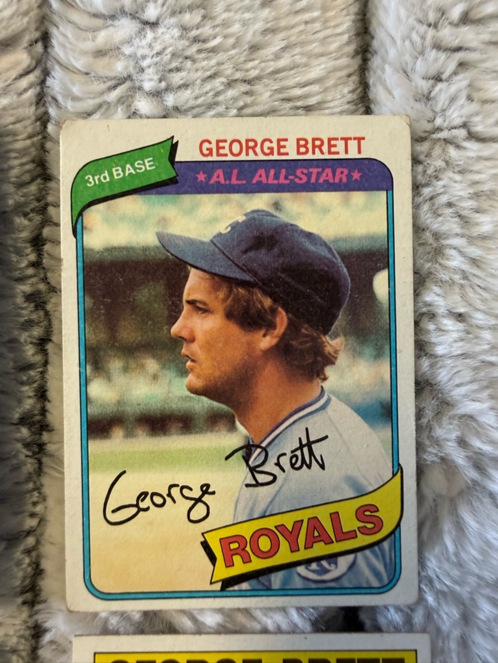 Topps George Brett Kansas City Royals Card - Blue/White - Picture 3 of 10